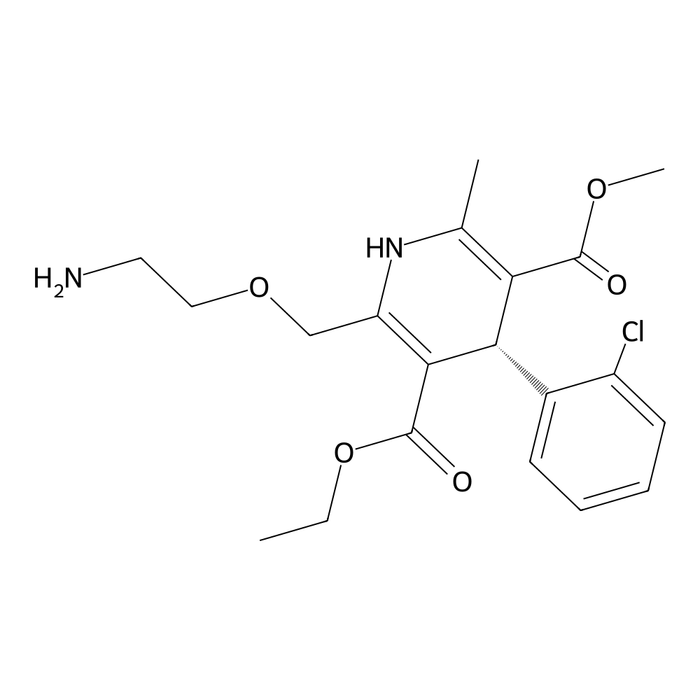 (S)-Amlodipine (synonym:3-Ethyl 5-methyl (S)-2-((2-aminoethoxy)methyl)-4-(2-chlorophenyl)-6-methyl-1,4-dihydropyridine-3,5-dicarboxylate)