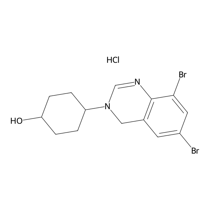 trans-4-(6,8-Dibromoquinazolin-3(4H)-yl)cyclohexanol Hydrochloride