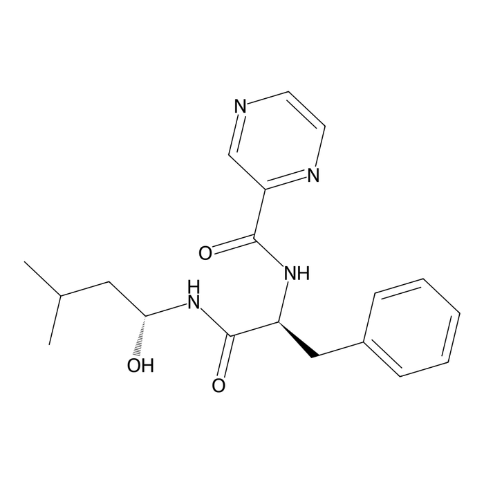 Bortezomib Impurity E (N-(S)-(1-(1(R)-hydroxy-3-methyl butyl amino) -1-oxo-3-phenyl propane--2-yl) pyrazin-2-carboxamide)