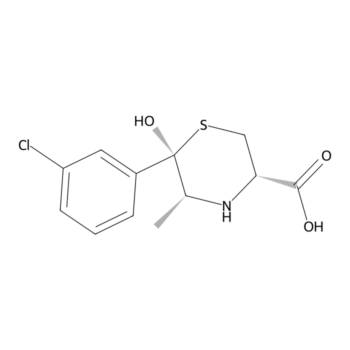 (3S,5R,6R)-Bupropion Impurity (3S,5R,6R)-6-(3-Chlorophenyl)-6-hydroxy-5-methyl-3-thiomorpholine carboxylic acid)