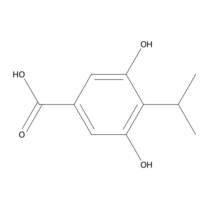 3,5-dihydroxy-4-isopropylbenzoic acid