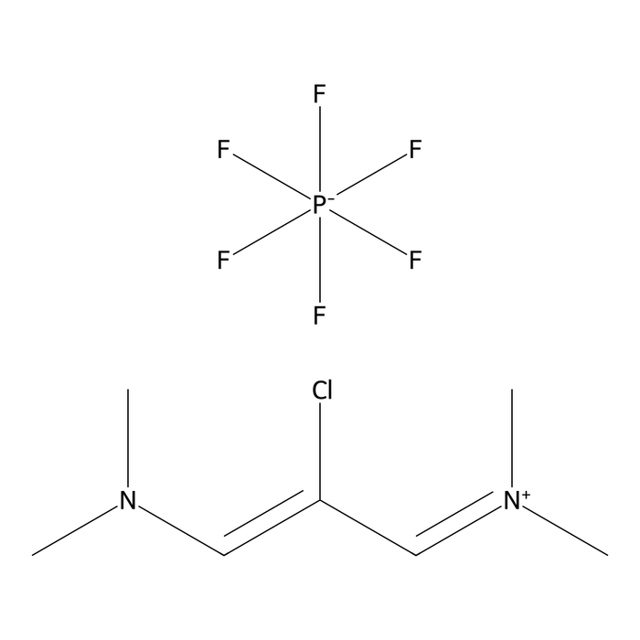 2-Chloro-3-(dimethylamino)-N,N-dimethyl-2-propen-1-aminium Hexafluorophosphate(1-)
