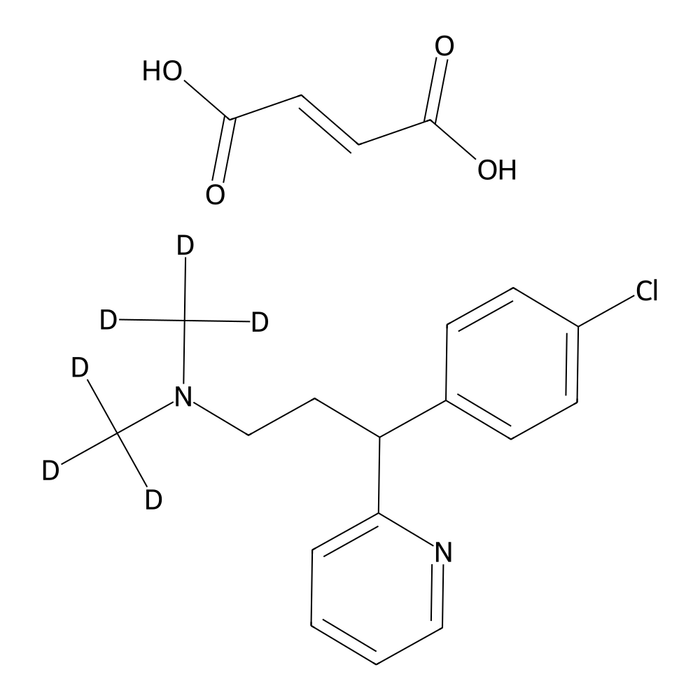 Chlorpheniramine-d6 Maleate Salt