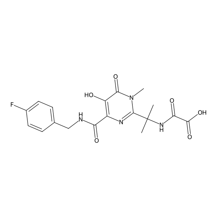 2-Des(5-methyl-1,3,4-oxadiazole-2-carboxamide) 2-(2-Amino-2-oxoacetic Acid) Raltegravir