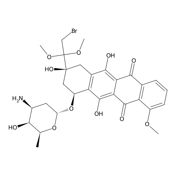 Doxorubicin EP Impurity B (Daunorubicin bromo dimethyl ketal)