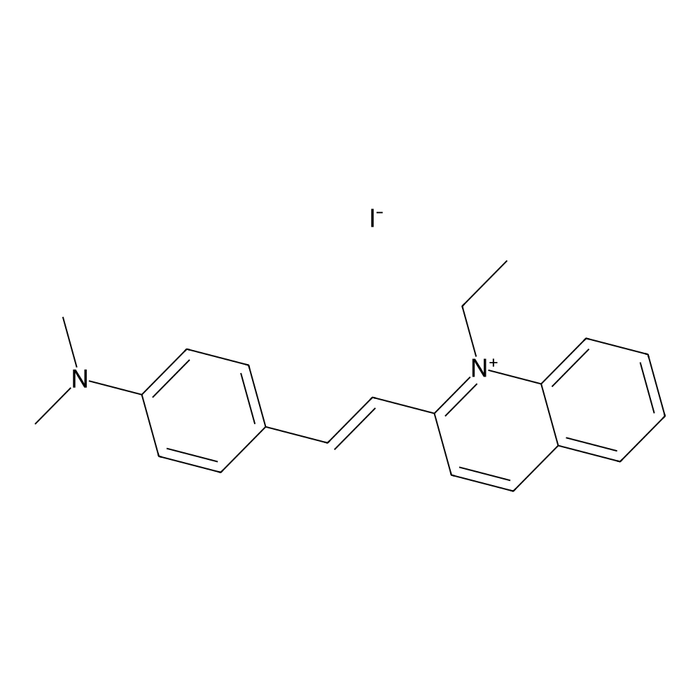 2-(4-(Dimethylamino)styryl)-1-ethylquinolin-1-ium iodide