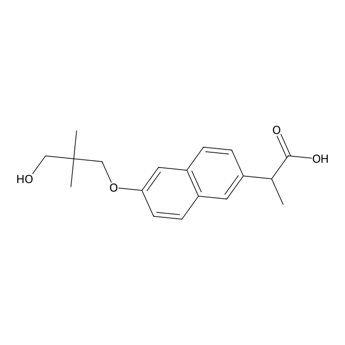 2-(6-(3-Hydroxy-2,2-dimethylpropoxy)naphthalen-2-yl)propanoic Acid