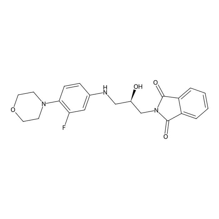 N-(3-Phthalimido-2-(R)-hydroxypropyl)-3-fluoro-4-(morpholinyl)aniline