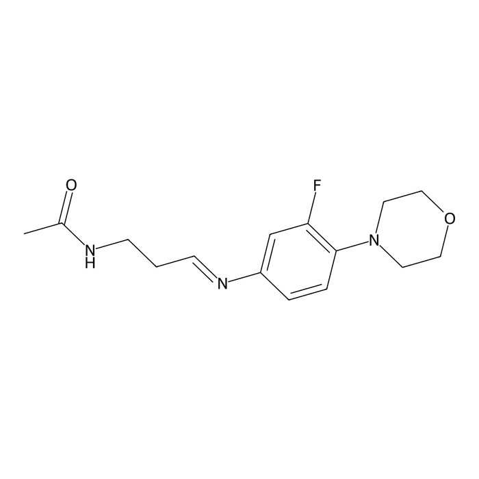 (E)-N-(3-((3-fluoro-4-morpholinophenyl)imino)propyl)acetamide