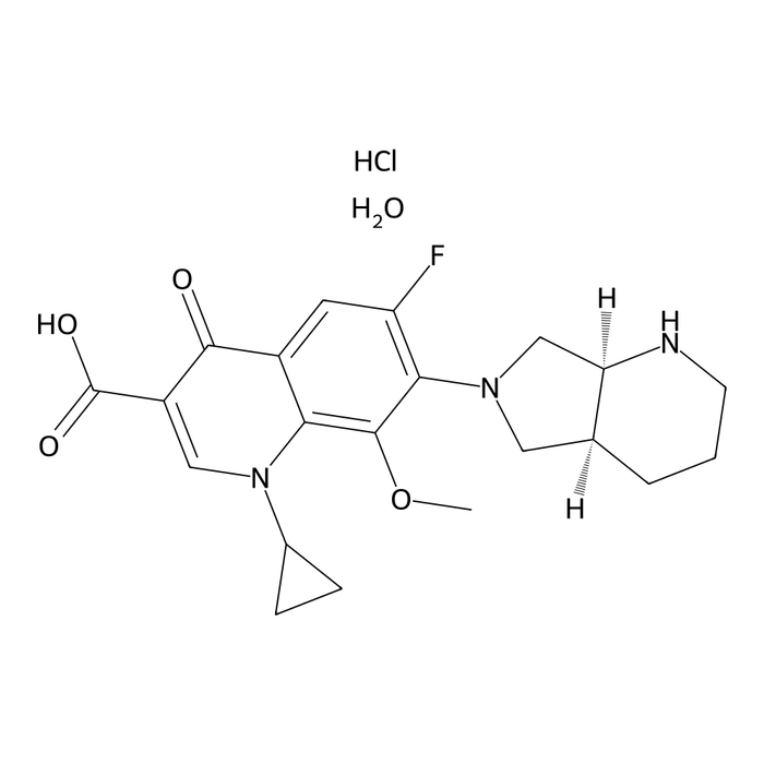 Moxifloxacin hydrochloride monohydrate