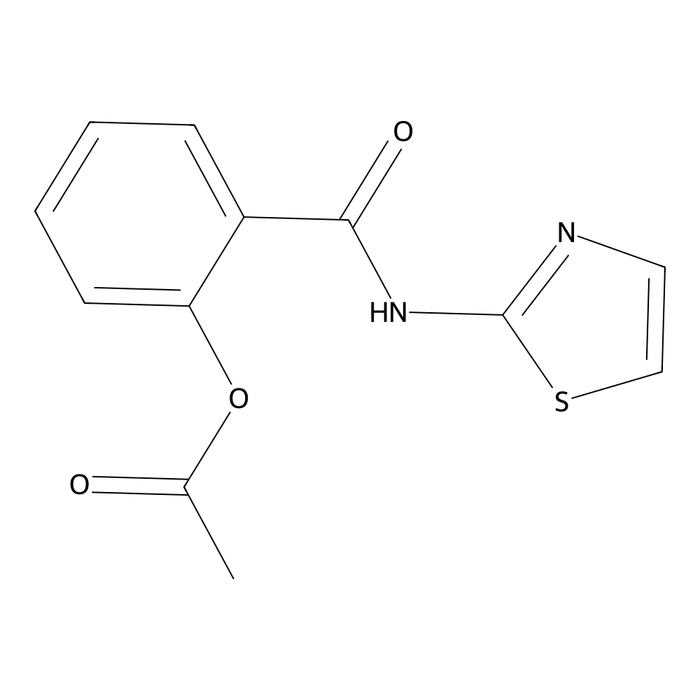 Nitazoxanide Impurity 1 (2-(Thiazol-2-ylcarbamoyl)phenyl acetate)