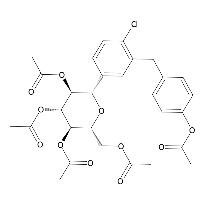 O-Pentaacetyl O-Desethyl Dapagliflozin