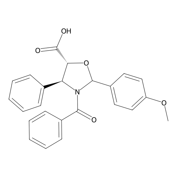 (4S,5R)-3-Benzoyl-2-(4-methoxyphenyl)-4-phenyl-5-oxazolidinecarboxylic acid