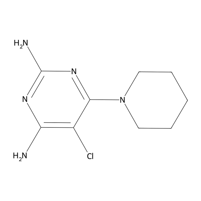 5-Chloro-6-piperidin-1-ylpyrimidine-2,4-diamine
