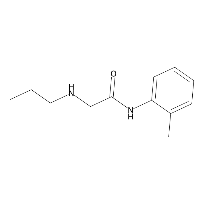 Procaine Impurity G (Synonyms: N-(2-methylphenyl)-2-(propylamino)acetamide)