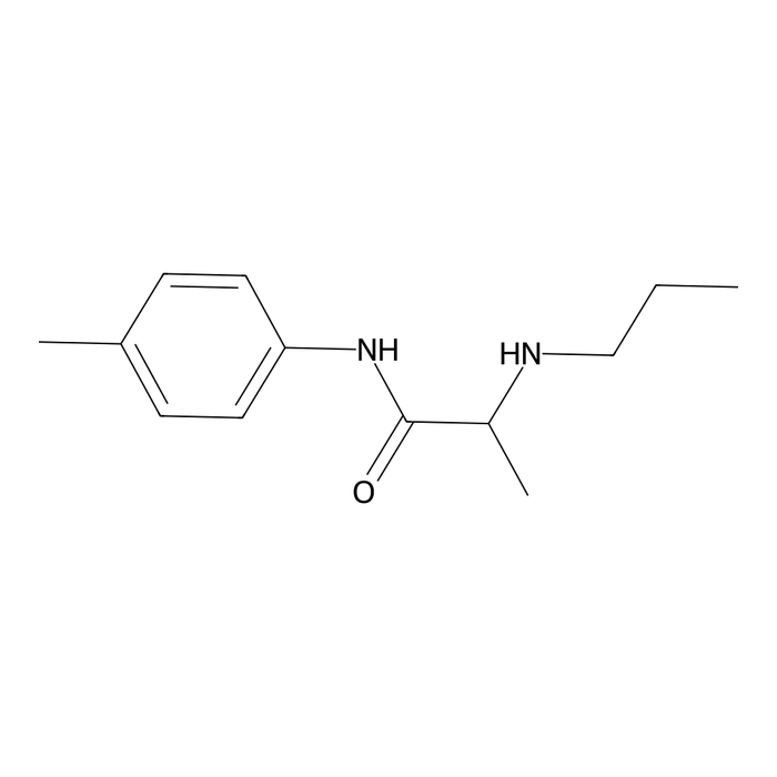 Prilocaine Related Compound B (Synonyms: Prilocaine EP Impurity E; (RS)-N-(4-Methyl-phenyl)-2-(propylamino)propanamide)