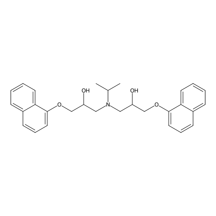 3,3'-(Isopropylazanediyl)bis(1-(naphthalen-1-yloxy)propan-2-ol)