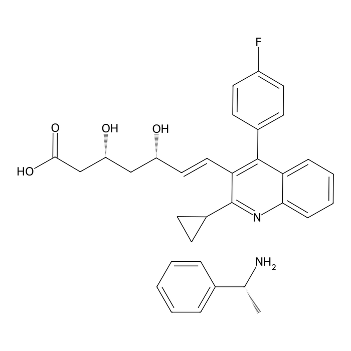 Pitavastatin (+)-Phenylethylamine Salt