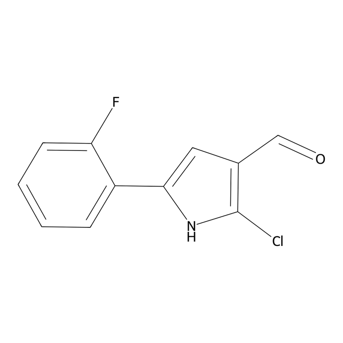 2-chloro-5-(2-fluorophenyl)-1H-pyrrole-3-carbaldehyde