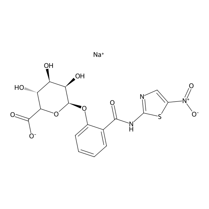 Tizoxanide Glucuronide Sodium Salt