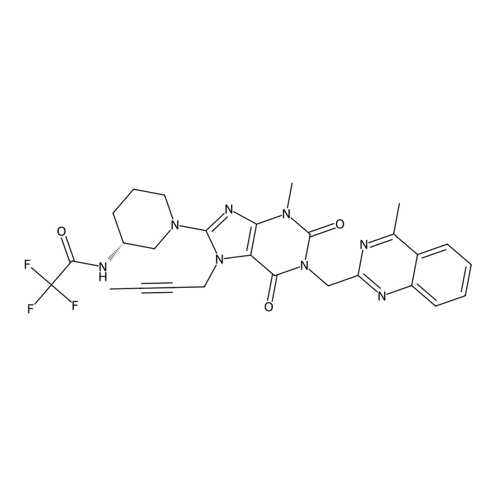 Trifluoro acetyl amino Linagliptin