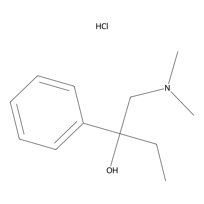 1-Dimethylaminomethyl-1-phenyl-1-propanol Hydrochloride