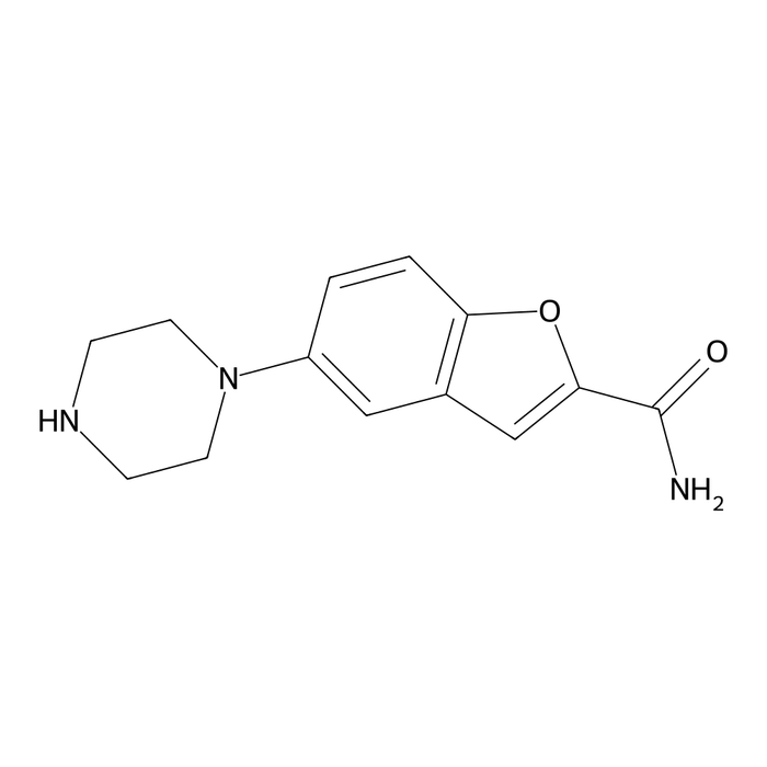 5-(Piperazin-1-yl)benzofuran-2-carboxamide