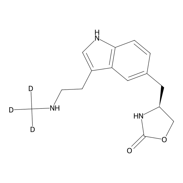 N-Desmethyl Zolmitriptan-d3