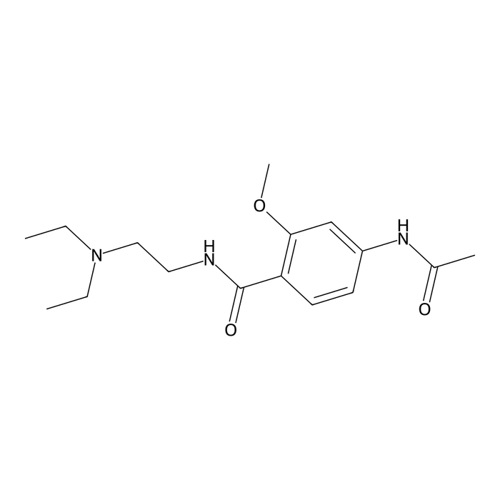 4-(acetylamino)-N-[2- (diethylamino) ethyl]-2-methoxybenzamide