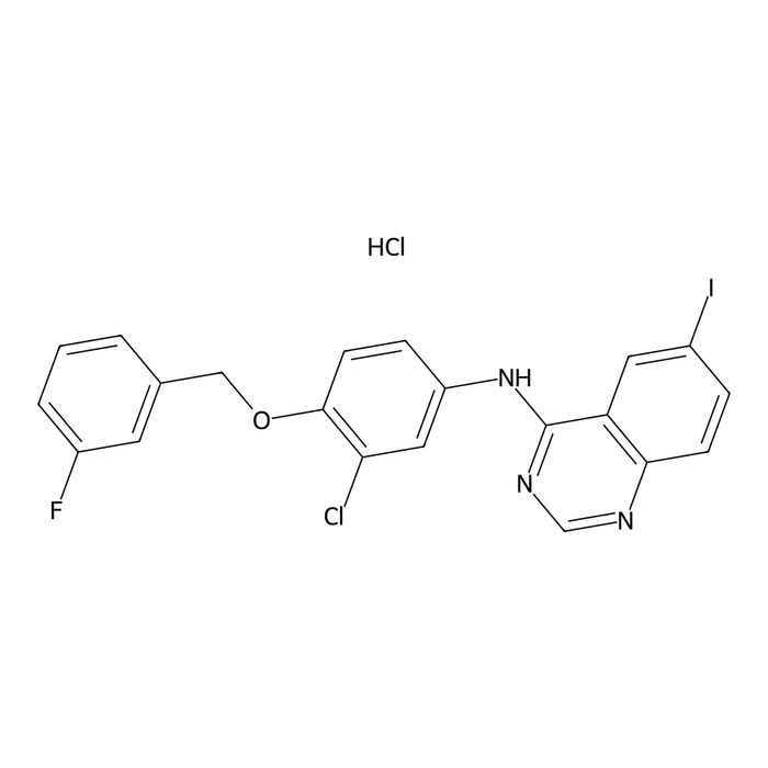 N-[3-Chloro-4-[(3-fluorobenzyl)oxy]phenyl]-6-iodoquinazolin-4-amine Hydrochloride