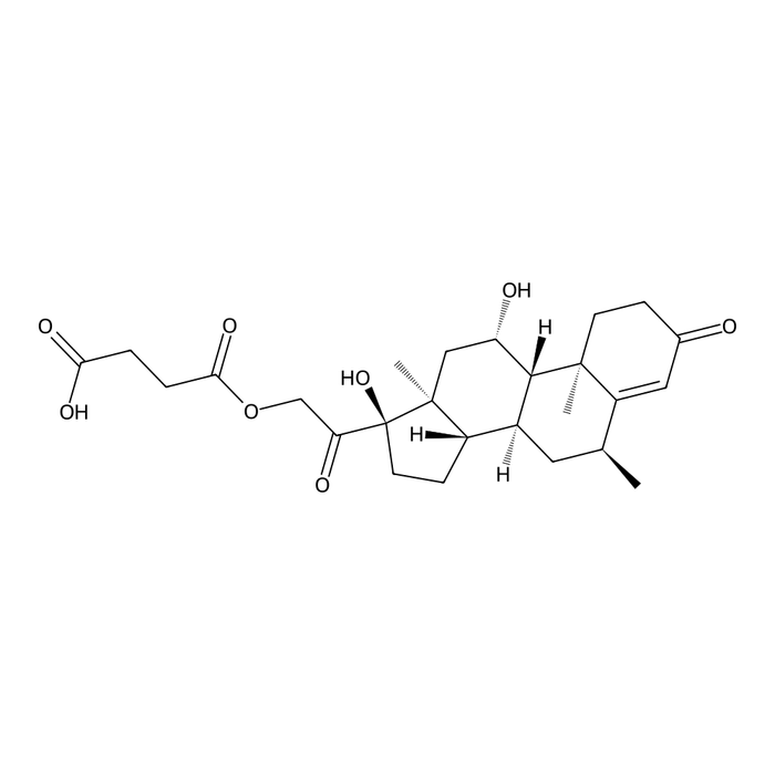 Methylhydrocortisone-21-hydrogen succinate (Synonyms:6α-Methyl Hydrocortisone 21-Hemisuccinate)