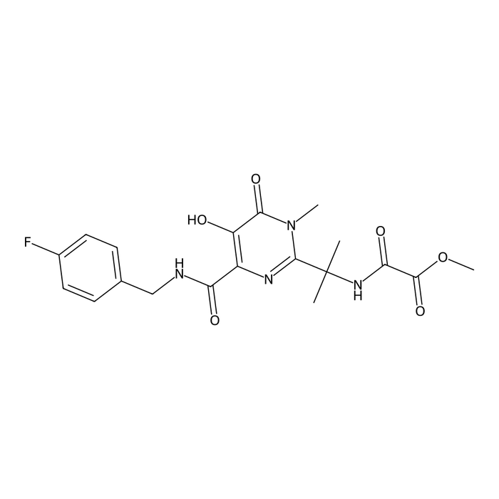 Methyl [[1-[4-[[(4-Fluorobenzyl)amino]carbonyl]-5-hydroxy-1-methyl-6-oxo-1,6-dihydropyrimidin-2-yl]-1-methylethyl]amino](oxo)acetate
