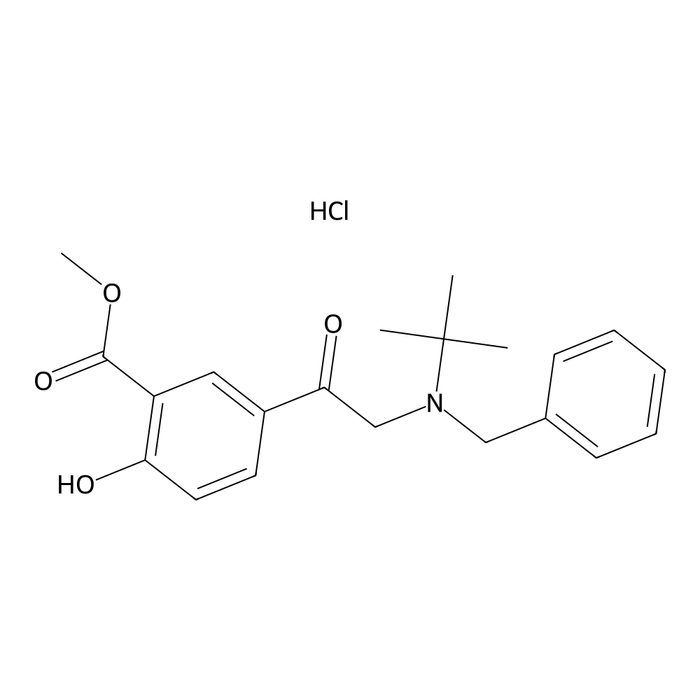 Methyl5-[2-[benzyl(tert-butyl)amino]acetyl]-2-hydroxybenzoate hydrochloride