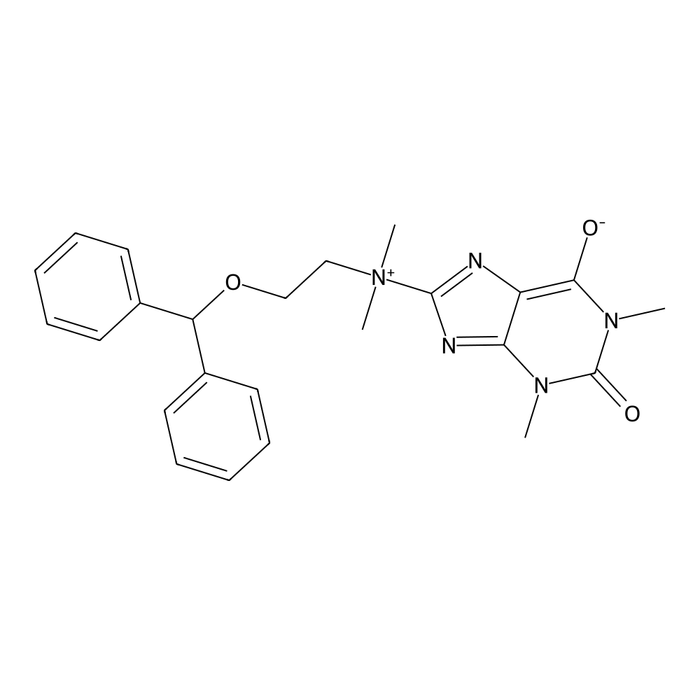 8-[N-(2-Diphenylmethoxyethyl)-N,N-dimethylaminium]-1,3-dimethylxanthine inner salt