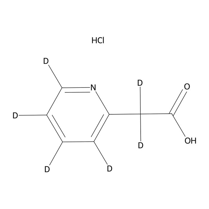 2-Pyridylacetic Acid-d6 Hydrochloride (d5 Major)