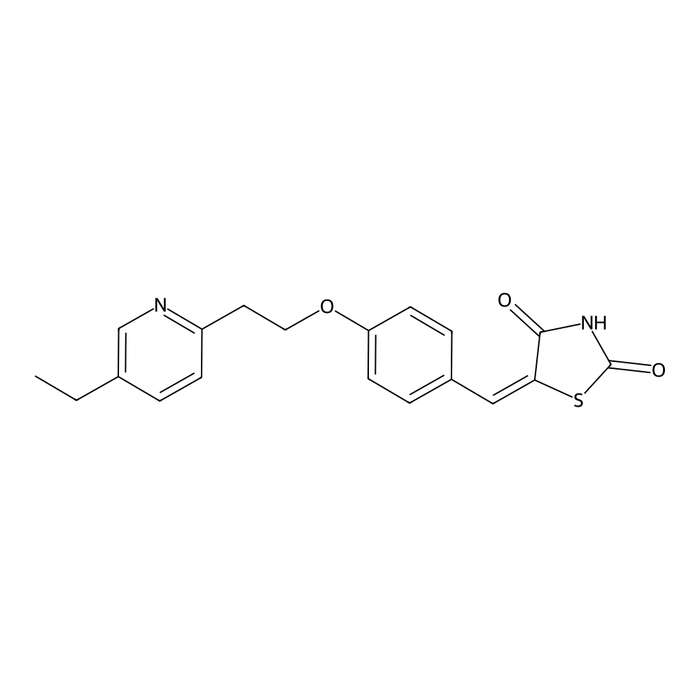 5-[[4-[2-(5-Ethyl-2-pyridinyl)ethoxy]phenyl]-methylene]-2,4-thiazolidinedione