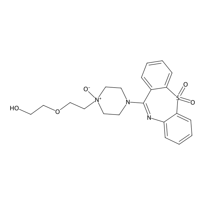 Quetiapine Impurity 7 (4-(5,5-dioxidodibenzo[b,f][1,4]thiazepin-11-yl)-1-(2-(2-hydroxyethoxy)ethyl)piperazine 1-oxide)