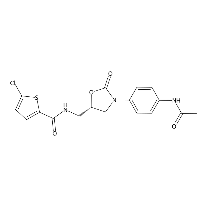 2-Thiophenecarboxamide (N-[[(5S)-3-[4-(acetylamino)phenyl]-2-oxo-5-oxazolidinyl]methyl]-5-chloro)