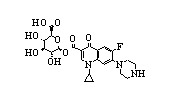 Ciprofloxacin-acyl-β-D-glucuronide 