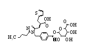 Eprosartan acyl glucuronide 